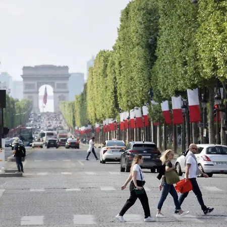 Duplex Cozy Pres De L'arc De Triomphe Lejlighed *